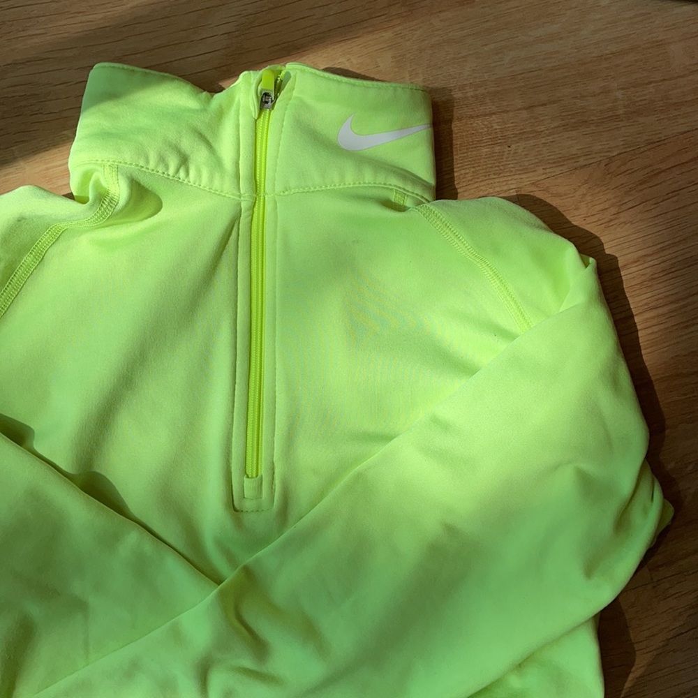 Nike Pro Combat Women’s Dri Fit Neon Yellow Jacket